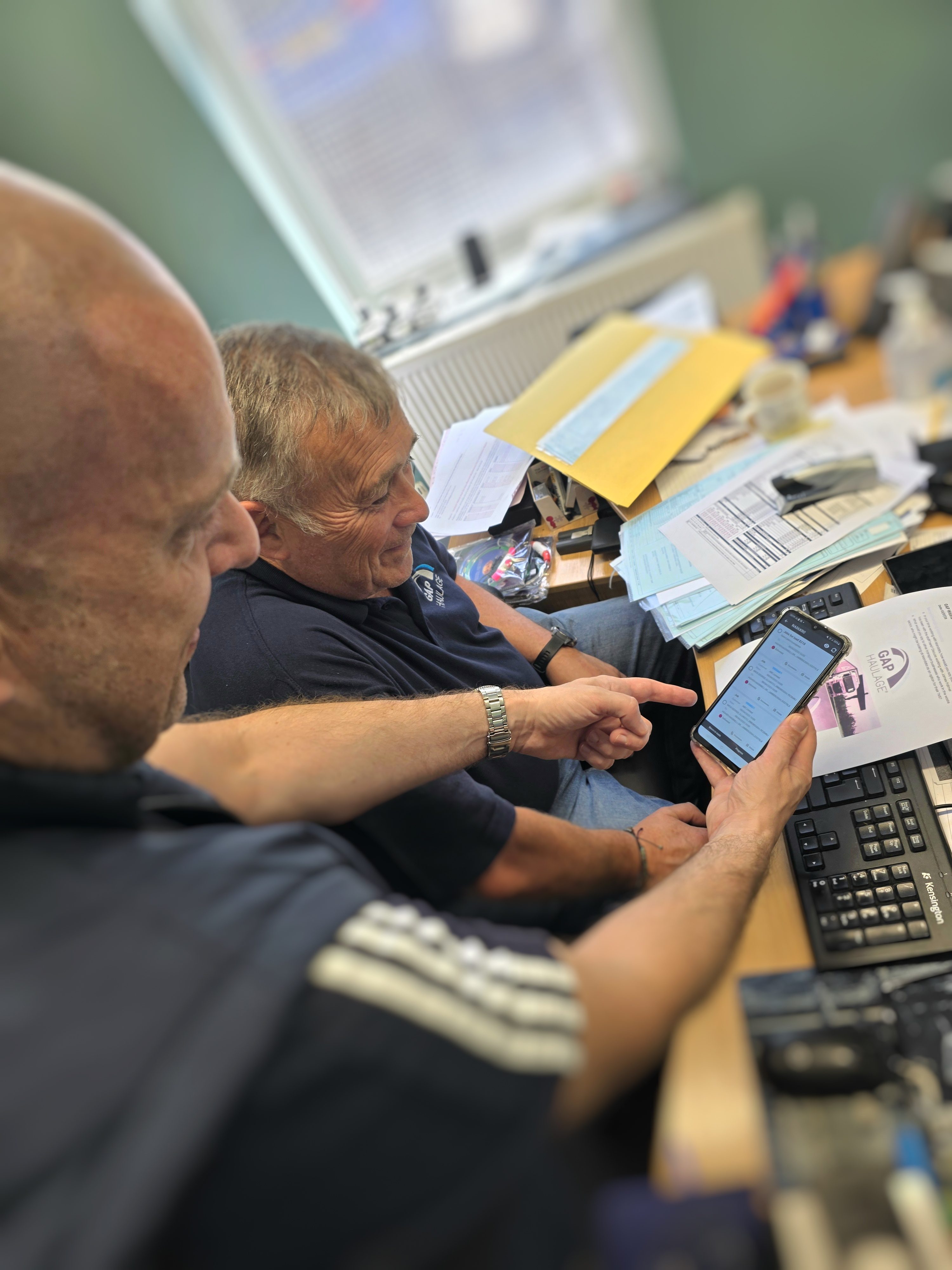 GAP Haulage James Palmer CSM and Andy Clark Logistics Director